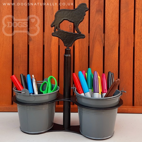 Twin Holder Stand - Desk Tidy (Hovawart)